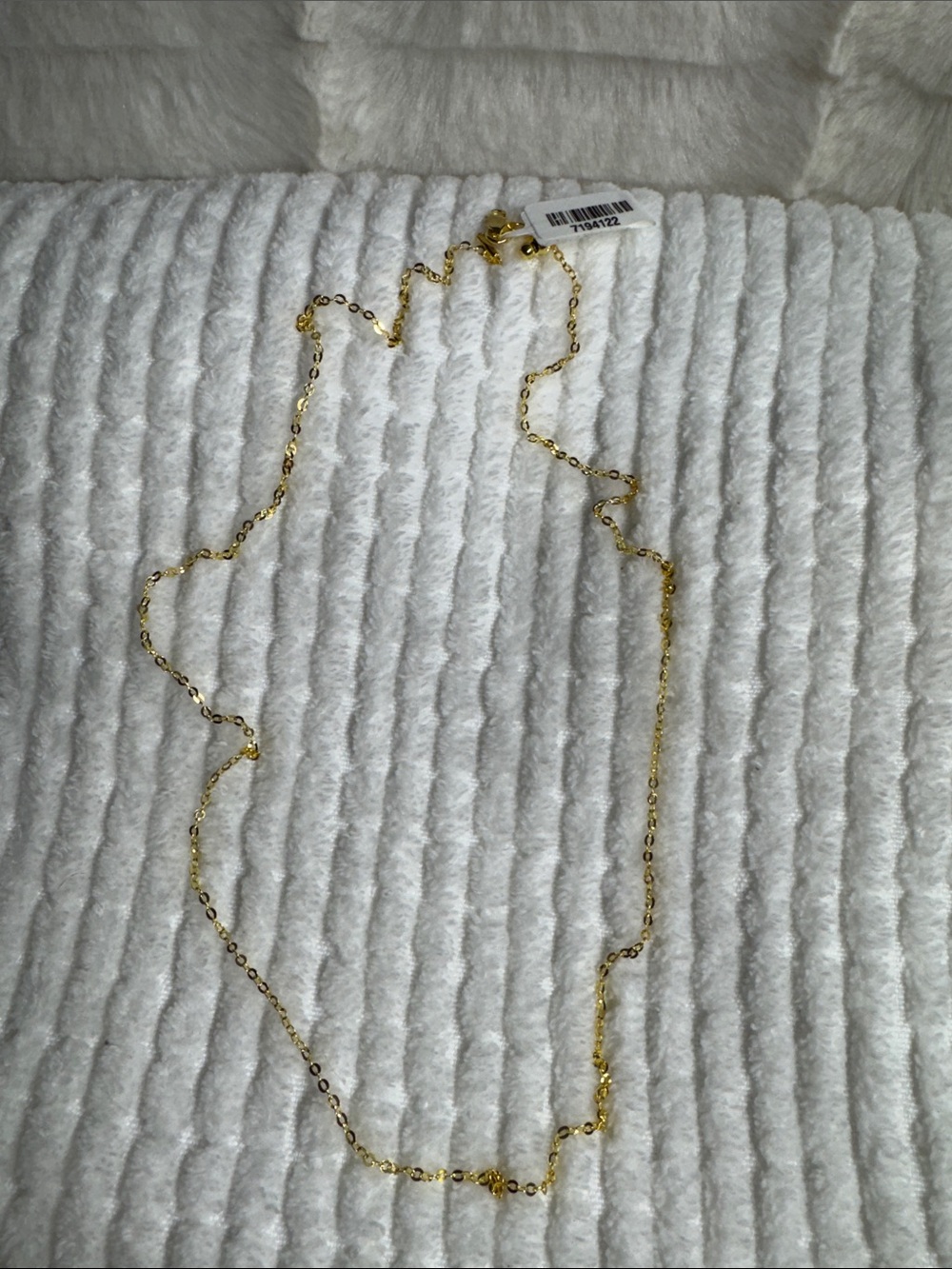 Necklace Bolo links Italian 14K YG over Sterling Silver 1x7mm 24 inches 2.70gram